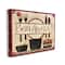 Stupell Industries Bon Appetit Vintage Kitchen Cooking Charm Canvas Wall Art